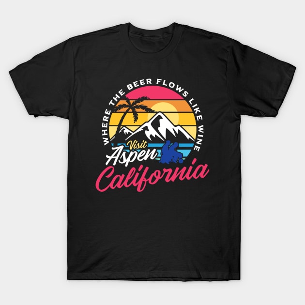 Visit Aspen California - Dumb And Dumber Spot T-Shirt by Sachpica